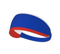 Diadema deportiva elástica con la bandera de Rusia, adecuada para deportes, viajes y fitness en interiores