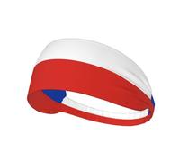 Diadema deportiva elástica estampada con la bandera de Chile: banda elástica para el sudor para correr, gimnasio, ciclismo, yoga, fitness, viajes, unisex