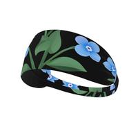 Diadema deportiva elástica para el pelo con texto en inglés "WHJSHOP Don't Forget I Love You", elastano, suave, transpirable, de secado rápido