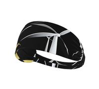 Diadema deportiva elástica YYHWHJDE El viento sopla el molino de viento patrón suave, transpirable, de secado rápido