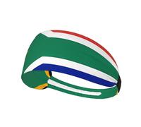 Diadema deportiva estampada con la bandera de Sudáfrica, para ciclismo, tenis, viajes y deportes al aire libre