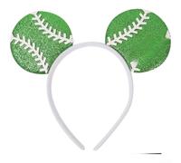 Diadema deportiva estilo fútbol con papel de cebolla dorada para apoyo de los fanáticos y decoración de fiestas, accesorio ligero de animación de PET para celebraciones del día del juego, 19 x 22 cm