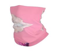Diadema Deportiva Multifuncional con Estampado de Arena Rosa en la Playa: Braga de Cuello elástica sin Costuras para Senderismo, Ciclismo, Correr y Actividades al Aire Libre. Diseño Suave, de secad