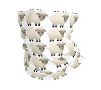 Diadema deportiva multifuncional con estampado de ovejas, máscara facial cálida adecuada para esquí y deportes al aire libre