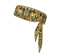 Diadema deportiva para hombre y mujer, diseño de tribu del antiguo Egipto