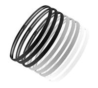 Diadema deportiva para mujer, paquete de 8 unidades, delgadas, elásticas, para mujer, hombre, antideslizantes, para deporte, yoga, entrenamiento, correr, fitness, accesorios para el cabello (8 colores