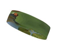 Diadema Deportiva Peace Frog Tree para Hombres y Mujeres, Diadema Transpirable para Entrenamientos, Ideal para Hacer Ejercicio, Tenis, Baloncesto y Correr.