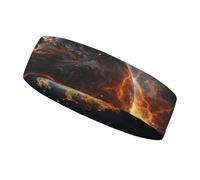 Diadema Deportiva Planet Ice and Fire para Hombres y Mujeres, Diadema Transpirable para Entrenamientos, Ideal para Hacer Ejercicio, Tenis, Baloncesto y Correr.