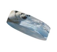 Diadema Deportiva Polar Bear Ice para Hombres y Mujeres, Diadema Transpirable para Entrenamientos, Ideal para Hacer Ejercicio, Tenis, Baloncesto y Correr.