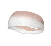 Diadema deportiva que absorbe el sudor con diseño impreso de bonito patrón brillante, adecuada para correr y entrenar en el gimnasio