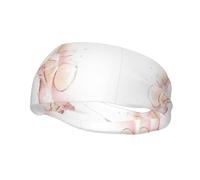 Diadema deportiva que absorbe el sudor con diseño impreso de zapatillas de ballet adecuada para correr y entrenamientos de gimnasio