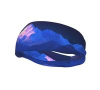 Diadema deportiva unisex, banda elástica para la cabeza de baloncesto de montaña, ejercicio, correr, ciclismo, yoga, fitness, sudor