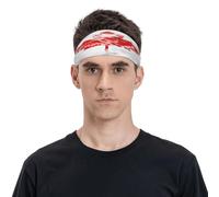 Diadema deportiva unisex con la bandera de Canadá retro, transpirable y húmeda, adecuada para correr, ciclismo, yoga, esperar deportes