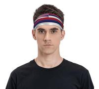 Diadema deportiva unisex con la bandera de Hawái, transpirable y húmeda, adecuada para correr, ciclismo, yoga, esperar deportes