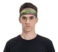 Diadema deportiva unisex que emite hojas de luz solar, transpirable y húmeda, adecuada para correr, ciclismo, yoga, esperar deportes