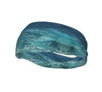 Diadema deportiva unisex The Deep Ocean Basketball elástica, para ejercicio, correr, ciclismo, yoga, fitness, sudor