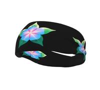 Diadema Deportiva versátil con Estampado de Little Star On Morning Glory, elástica y Absorbente de Humedad para Yoga y Fitness.