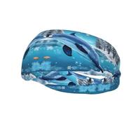 Diadema Deportiva Winter The Dolphin, Elegante y Transpirable, Hombres y Mujeres, para Fitness, Correr y Yoga.