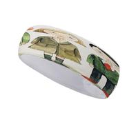 Diadema elástica Antideslizante con Dibujo de Figura Simple para Mujer, Accesorios de Moda, Cintas para el Cabello para Entrenamiento Diario, Yoga, Correr y Deportes.