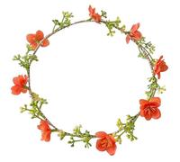 Diadema elástica con corona floral, accesorio para el cabello, para festivales, bodas y eventos especiales