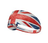 Diadema elástica con estampado de bandera de la Unión Europea, ajuste ajustable, ideal para yoga, senderismo, ejercicio
