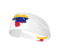 Diadema elástica con estampado de bandera de Venezuela para mujeres y hombres, para correr, ejercicio, uso al aire libre