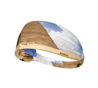 Diadema elástica con estampado de pirámides de Egipto, diademas deportivas, perfectas para correr, ciclismo, yoga y mucho más
