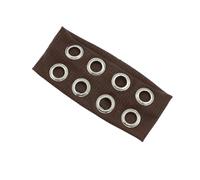 Diadema elástica con estilos de metal rock y ojales ahuecados, estilos franceses y postizos de moda para mujeres de moda, diademas elásticas anchas