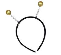 Diadema elástica de bola de primavera para mujeres y niñas, antideslizante, cómoda, para uso diario y accesorio de Navidad