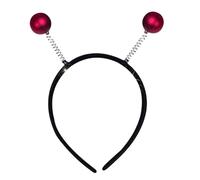 Diadema elástica de bola de primavera para mujeres y niñas, antideslizante, cómoda, para uso diario y accesorio de Navidad para el cabello, aro antideslizante para ejercicio