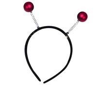 Diadema elástica de bola de primavera para mujeres y niñas, antideslizante, cómoda, para uso diario y accesorio de Navidad