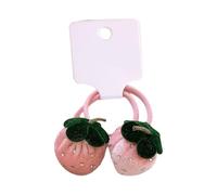 Diadema elástica de felpa con diseño de fresa dulce, adecuada para la escuela o reuniones informales, añade encanto a los peinados