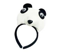 Diadema elástica de felpa suave con orejas de animales de dibujos animados para juegos de rol, maquillaje