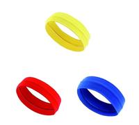 Diadema elástica deportiva, 3 diademas elásticas for mujer for yoga, correr, deportes, 20 x 5 cm, poliéster multicolor, spandex(Set beauty1)