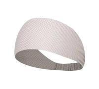 Diadema elástica deportiva, Diadema elástica refrescante que absorbe la humedad, antideslizante for yoga, senderismo, gimnasio, correr, multicolor(White)