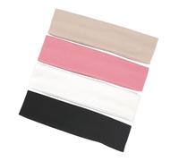 Diadema elástica deportiva, Diademas Deportivas Elásticas for Mujer Running Yoga Fitness Multicolor Pack De 4(A11)