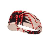 Diadema elástica deportiva que absorbe el sudor, bonita araña roja para deportes al aire libre, diadema elástica para fitness, deportes, yoga, ciclismo,