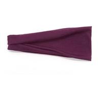 Diadema elástica deportiva, Turbante anudado trenzado de algodón con diademas deportivas for mujer Multicolor(PURPLE)