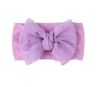 Diadema elástica para bebé, 1 unidad, 10 colores (morado, talla única)