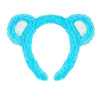Diadema elástica suave con orejas de oso peludas para niños y adultos, decoración ligera para el cabello, viajes diarios o celebraciones, diademas de orejas de animales para niños