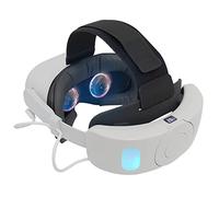Diadema Elite Para Oculus Quest 2 Con Batería, Diadema Ajustable Y Batería De 6000mAh, Luz De Respiración RGB, Mejora La Experiencia De Juego, Un Cómodo Accesorio Para Niños Y Adultos.