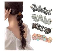 Diadema en espiral no dañina, banda de pelo suave y elástica, y accesorio duradero para el pelo de perlas son adecuados para que las mujeres lo usen a diario (A)