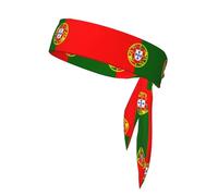 Diadema Estampada con la Bandera de Portugal y la República de Croacia, Unisex, para Fitness, Correr, Tenis, Baloncesto y Karate.