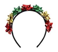 Diadema Feliz Navidad - Diadema De Flores, Colorida Y Cómoda Para Usar Durante Todo El Día, Niñas Mujeres Madre Novia Amigos Compañeros De Clase, Decoración Evento De Cosplay Reunión Familiar | Traje