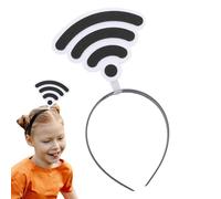 Diadema Femenina, Pancarta Wifi Del Festival | Partido Decorativo Cosplay Cabezas De Cosplay Para El Aniversario De Navidad De Halloween De La Boda, Diadema Decorativo Extraíble Para Cosplay, Foto, Bo
