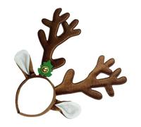 Diadema genérica con madera de reno, tocado de cosplay para Navidad, diadema orejas animales para espectáculos de eventos, disfraces de noche disfrazadas, fotografía teatro escolar