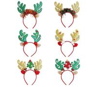 Diadema genérica - para el cabello de fieltro con cuernos de , diadema para Navidad | Para niñas y adultos, de Navidad, días festivos y disfraces de cosplay