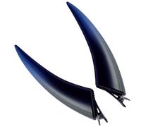 Diadema gótica de cuernos de ángel negro para Halloween, disfraz, accesorios de reina malvada, tocado de vampiro diabólico, diadema negra, cuerno de bruja para un look de fiesta de terror, 10,8 x 2,4