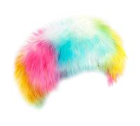 Diadema gruesa artificial colorida con sombrero ruso a la moda, diadema ancha para la cabeza