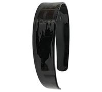 Diadema Gruesa De Carey Con Dientes Diadema gruesa de concha tortuga con dientes for mujer, diademas plástico Retro acetato ancho versátiles antideslizantes(Black)